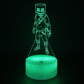 Fortnite Marshmello 3D lampe